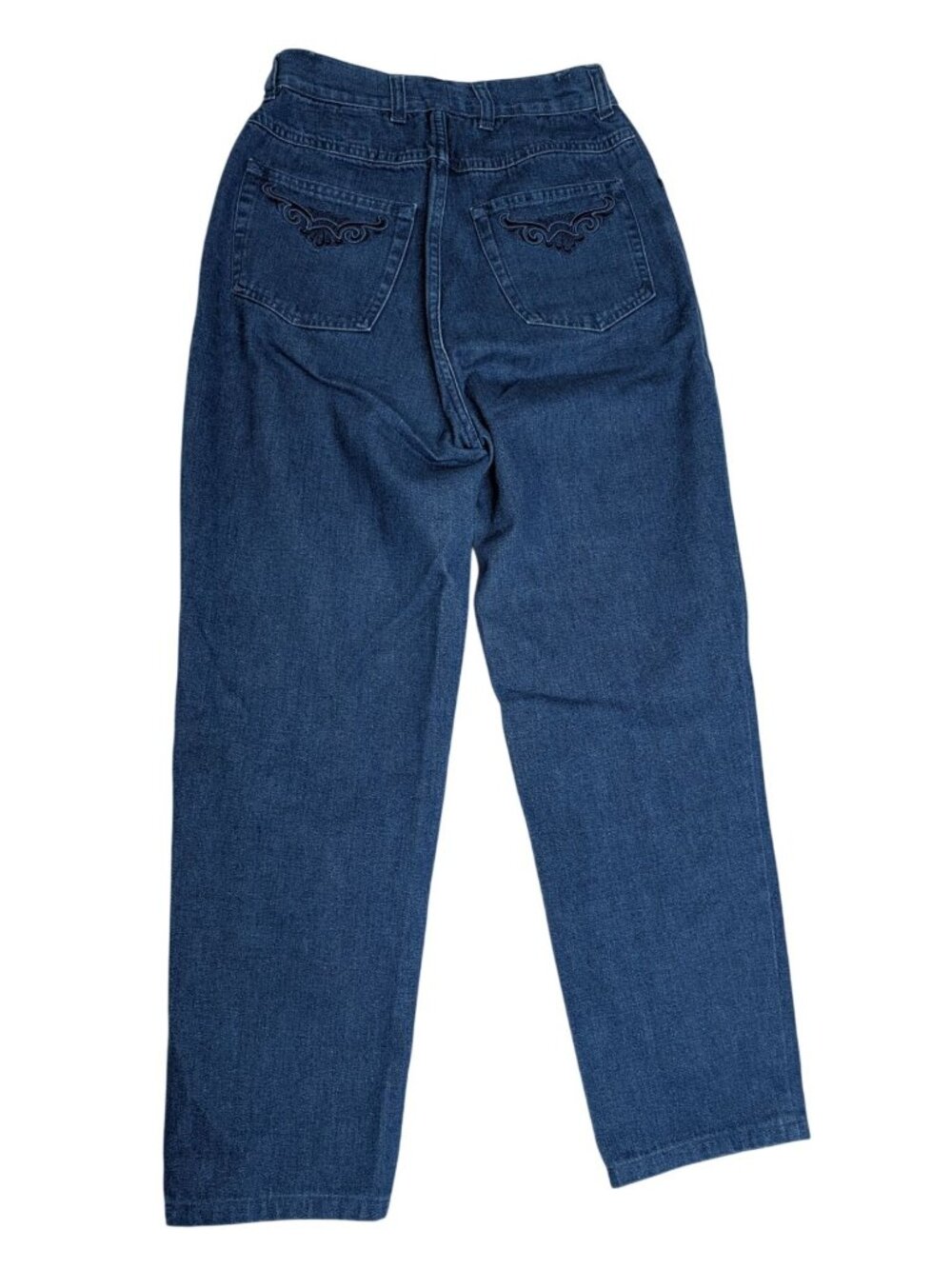 Y2K Escada Margaretha Ley High Rise Jeans Luxury Capsule Embroidered Pockets Siz